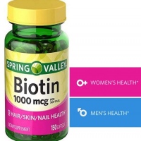 SPRING VALLEY BIOTINA 1000 MCG 150 SOFTGELS