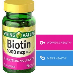 BIOTINA SPRING VALLEY 1000 MCG 160 SOFTGELS