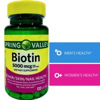 SPRING VALLEY BIOTINA 5000 mcg  240 Softgel