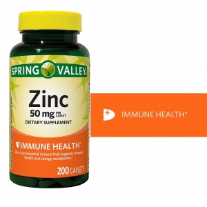 SPRING VALLEY ZINC 50 mcg 200 caplets