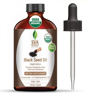 Aceite esencial de clavo SVA Organics 100% natural, aceite aromático de grado terapéutico, 4 onzas líquidas con cuentagotas | aceites de hierbas puras